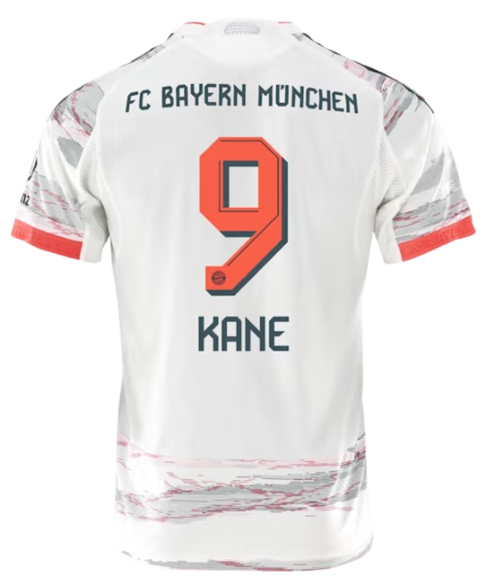 Bayern Munich Away Jersey 2025-26 Kane - 9