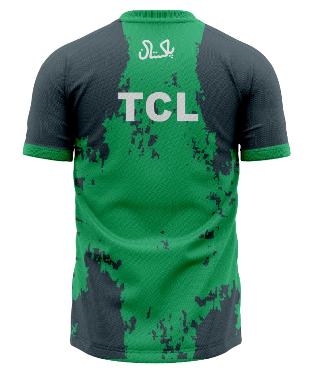 Pakistan Training Shirt 2025-26 back