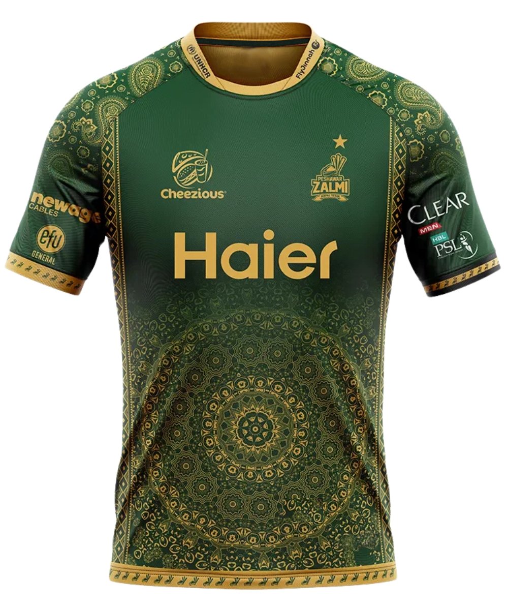 Peshawar Zalmi Pakistan Edition Green Shirt 2025