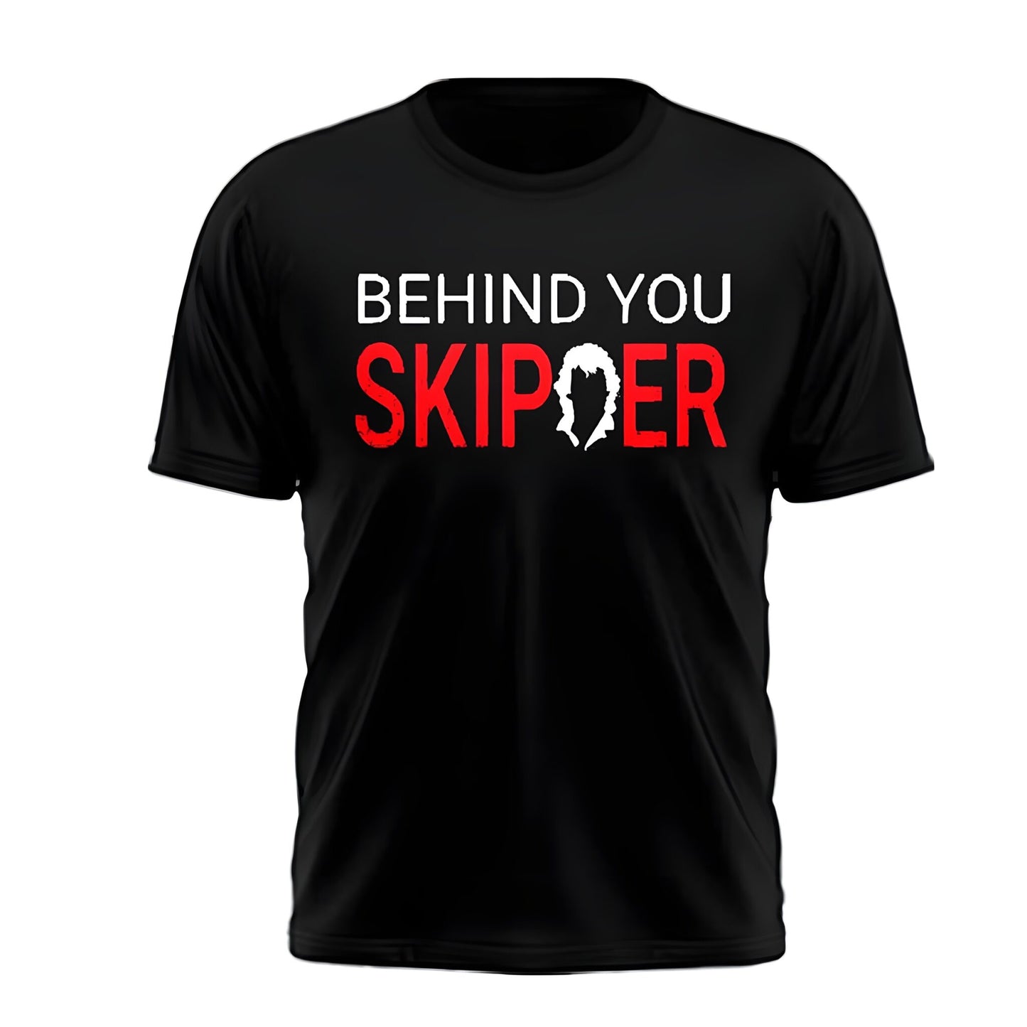behind you skipper imran khan t- shirt