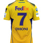 Chennai Super Kings 2025 Jersey IPL - dhoni 7