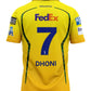 Chennai Super Kings 2026 Jersey IPL - Dhoni 7