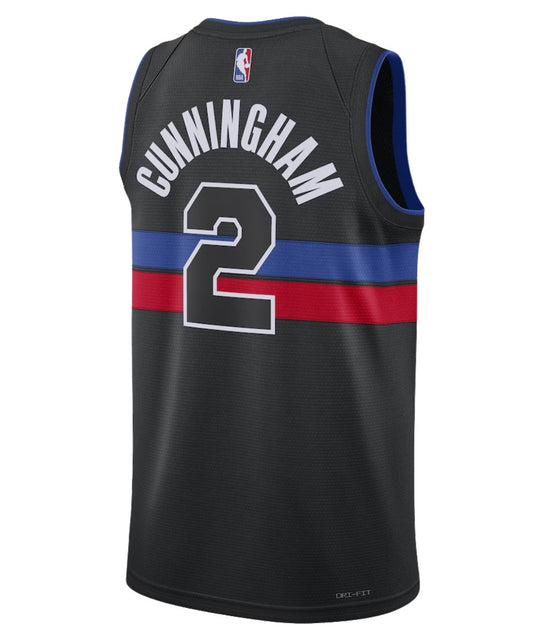 Detroit Pistons Black Jersey - NBA Basketball