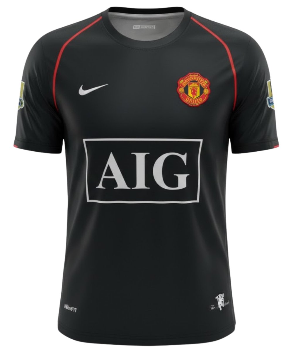 Manchester United 2007-08 Black Shirt Ronaldo 7