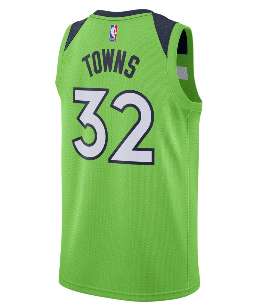 Minnesota Timberwolves Jersey - Green Edition - NBA Basketball back