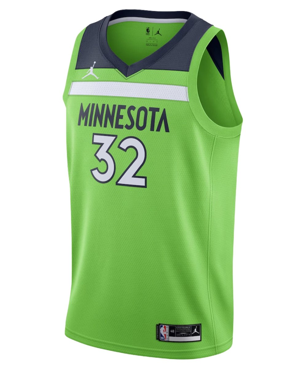 Minnesota Timberwolves Jersey - Green Edition - NBA Basketball
