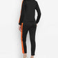 Orange Tracksuit Ladies back