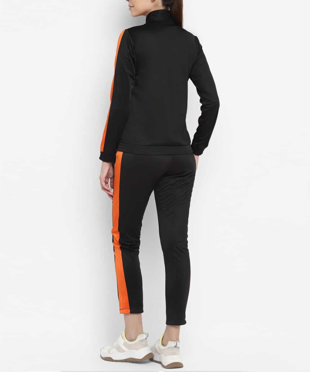 Orange Tracksuit Ladies back
