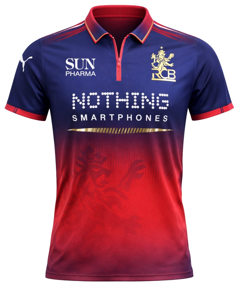 RCB 2026 Jersey - Royal Challengers Bengaluru